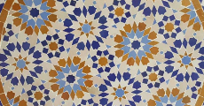 Tables mosaïques rondes