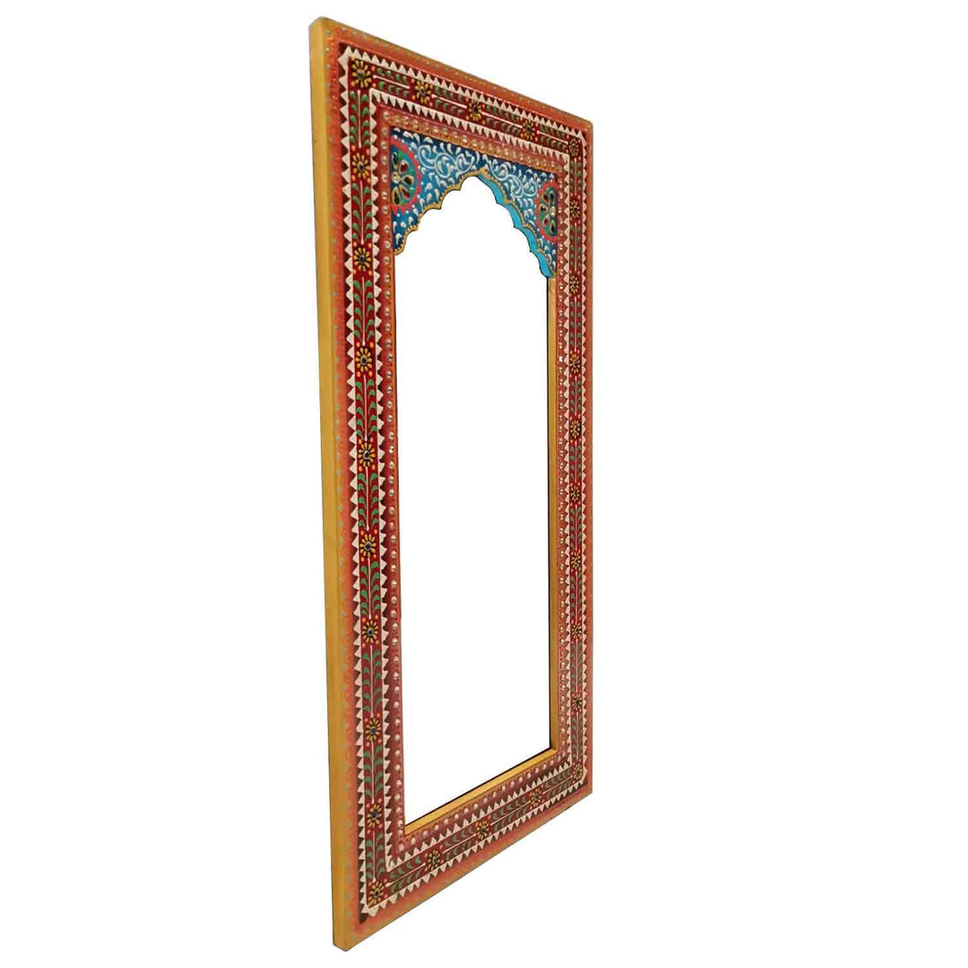 Miroir oriental Deleila Orange