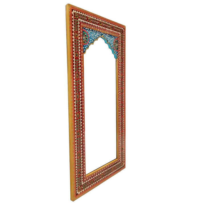 Miroir oriental Deleila Orange