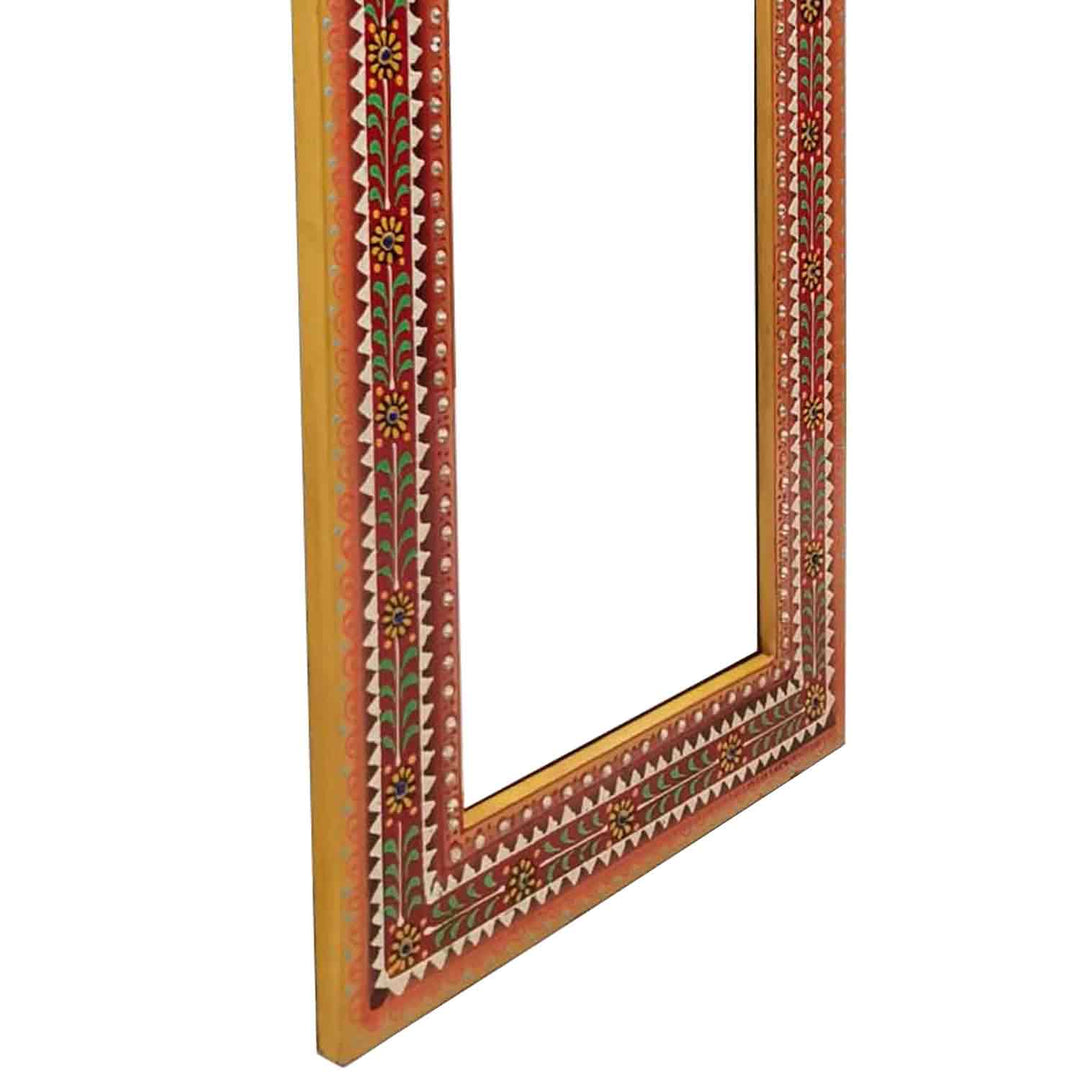 Miroir oriental Deleila Orange