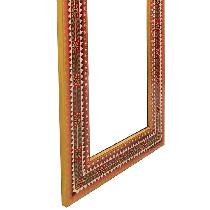 Miroir oriental Deleila Orange