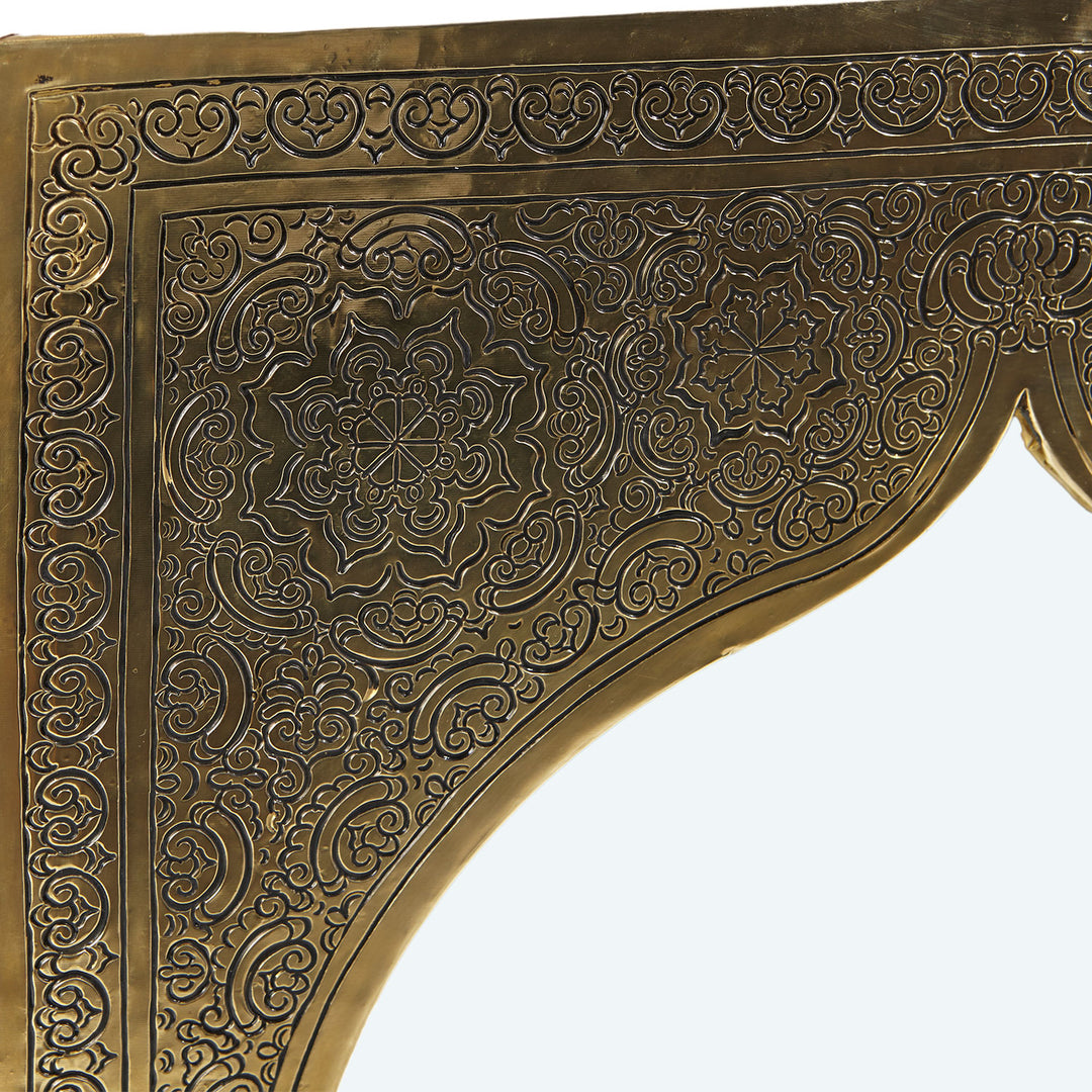 Miroir en laiton Safaa 55 x 39 cm