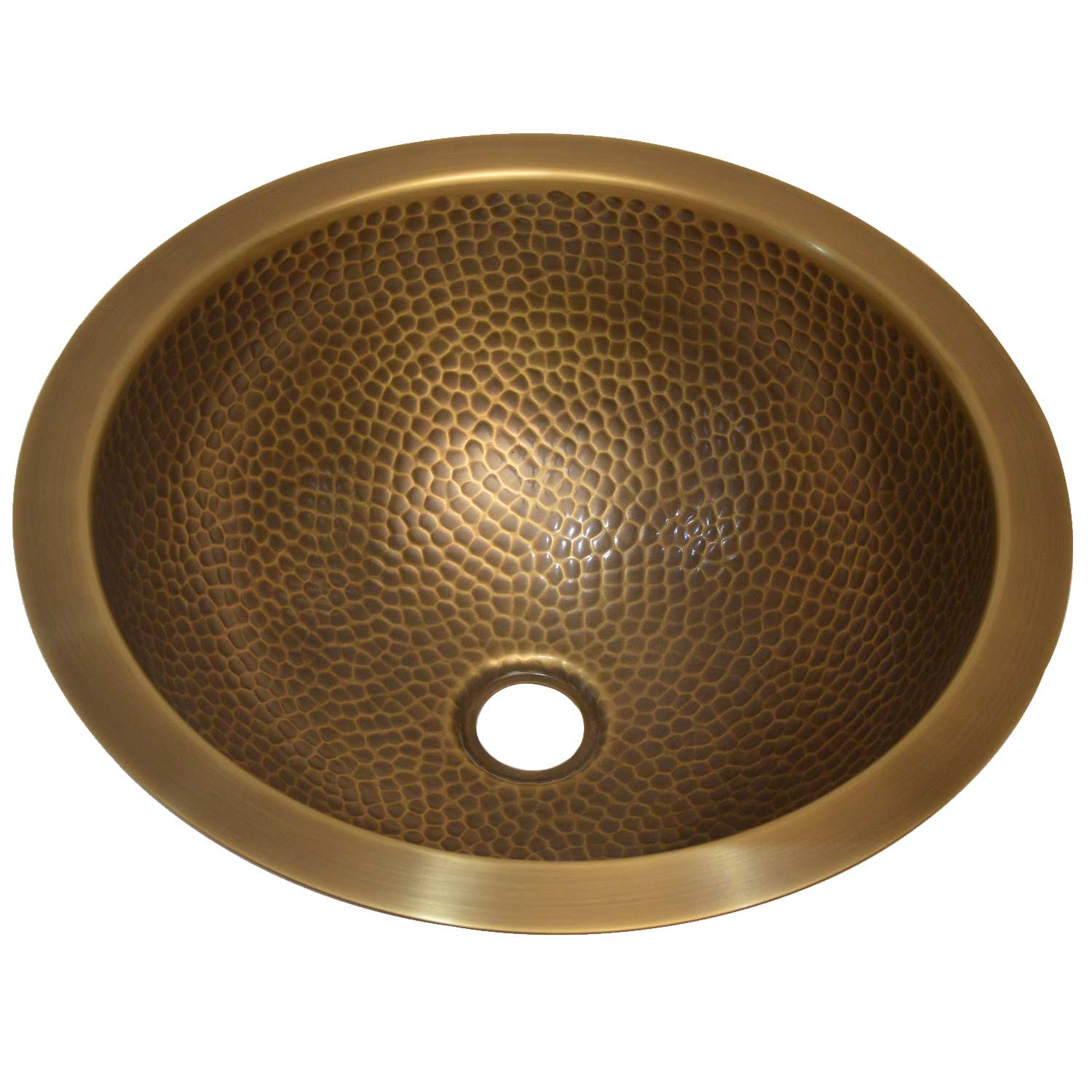 LAVE MAIN MAROCAIN A ENCASTRER EN CUIVRE ROUGE 30X22 CM / LAVABO