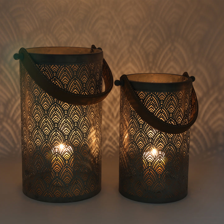 Lot de 2 lanternes Benno