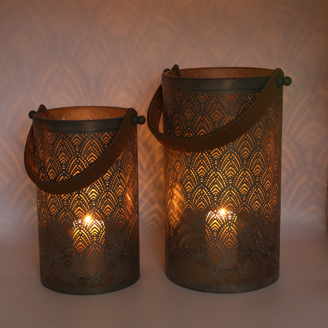 Lot de 2 lanternes Benno