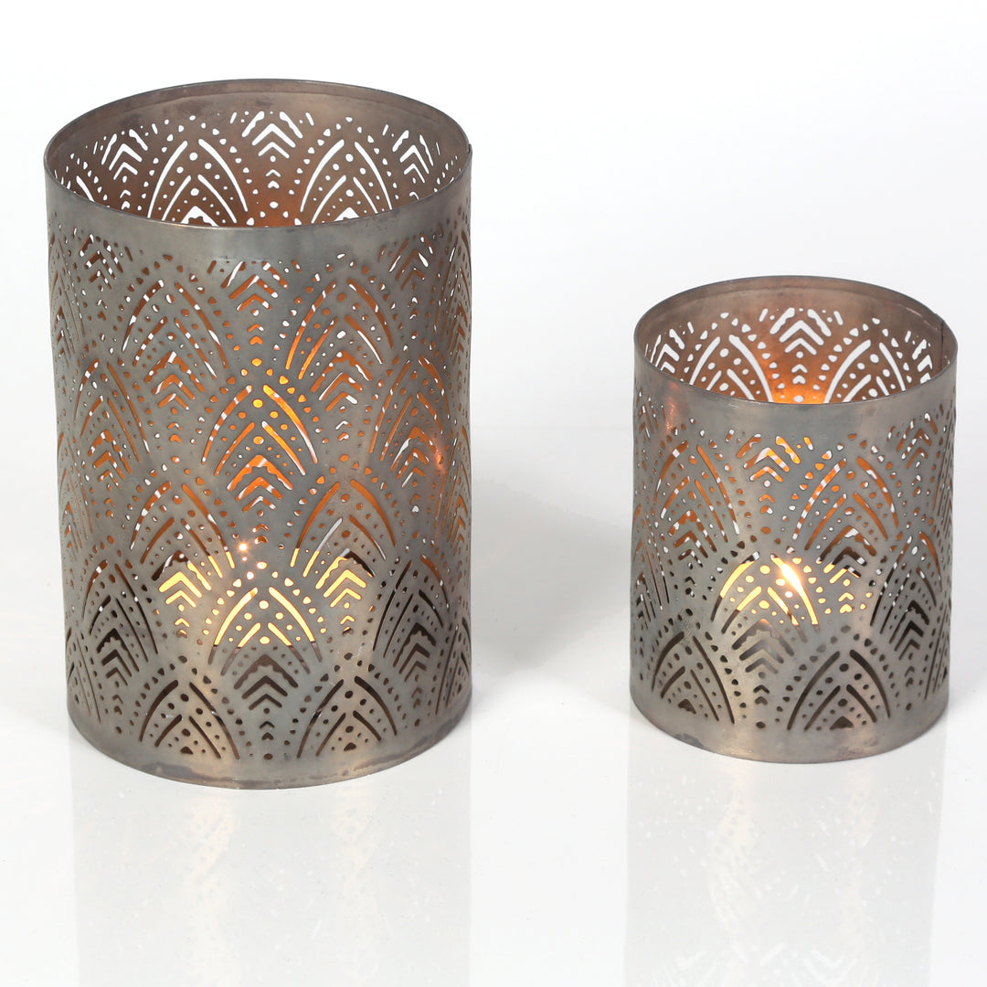 Lot de 2 photophores Lauro