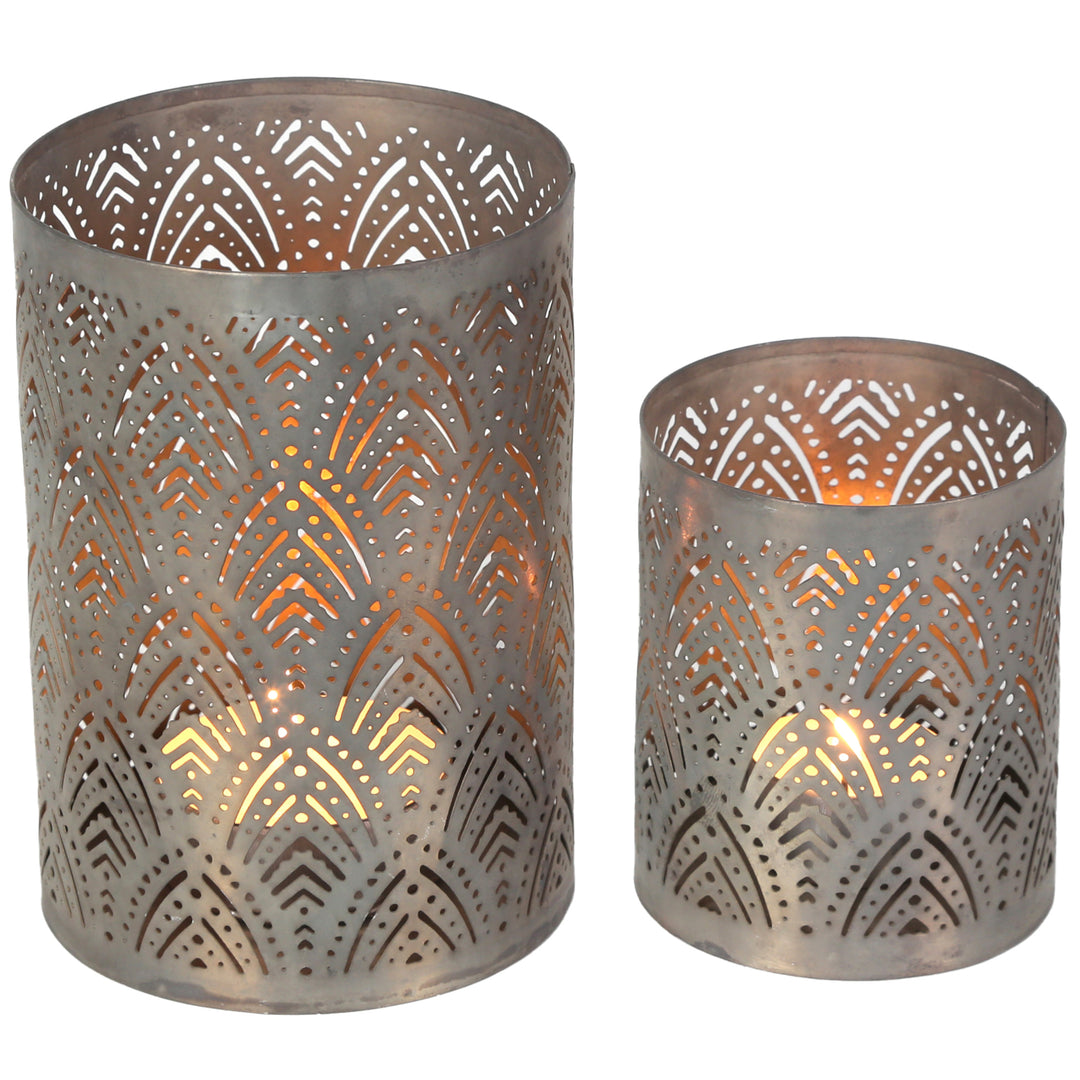 Lot de 2 photophores Lauro