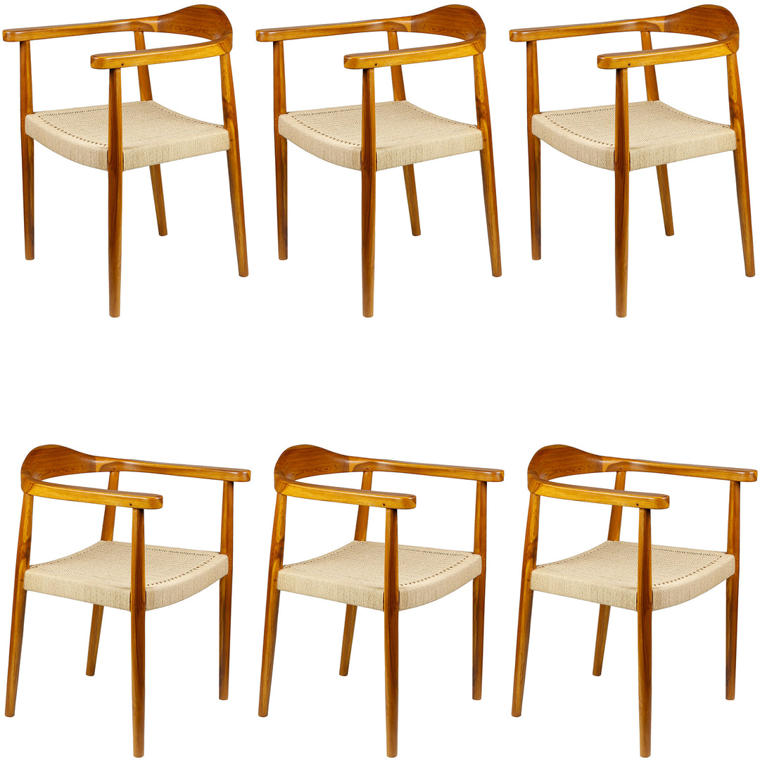 Chaise de salle à manger en bois