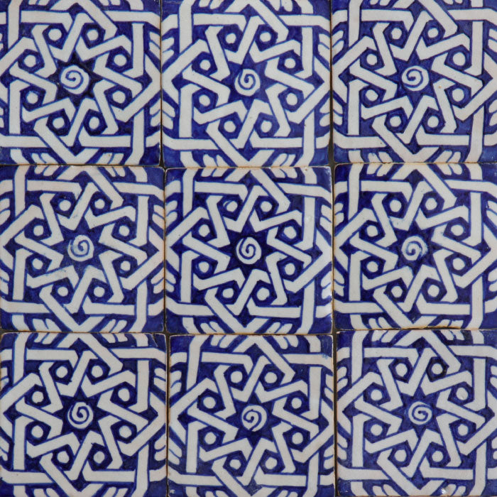 Carreau peint à la main Daima
