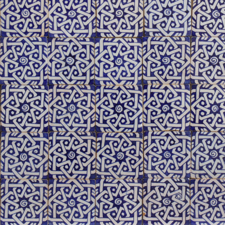 Carreau peint à la main Daima