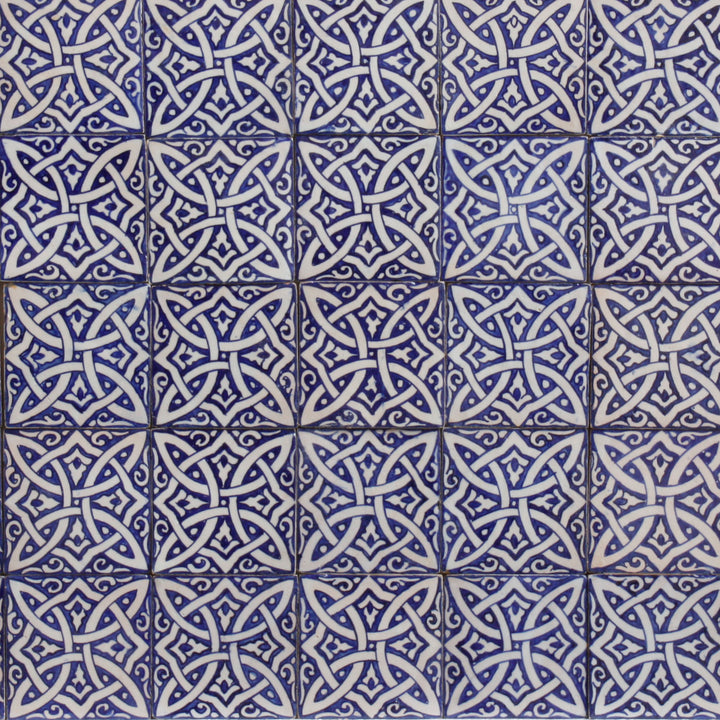 Carreau peint à la main Fadwa