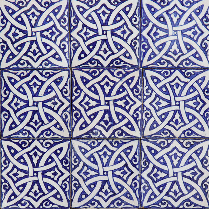 Carreau peint à la main Fadwa