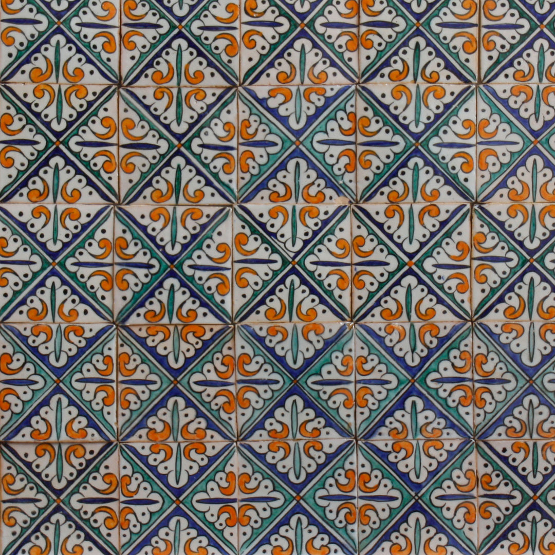 Carreau peint à la main Hanin