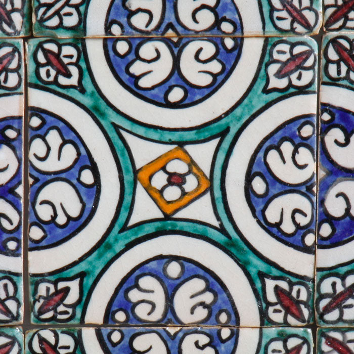 Carreau peint à la main Hafsa