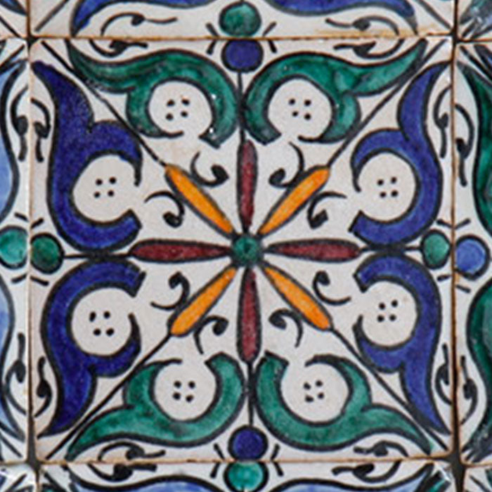 Carreau peint à la main Ihsan