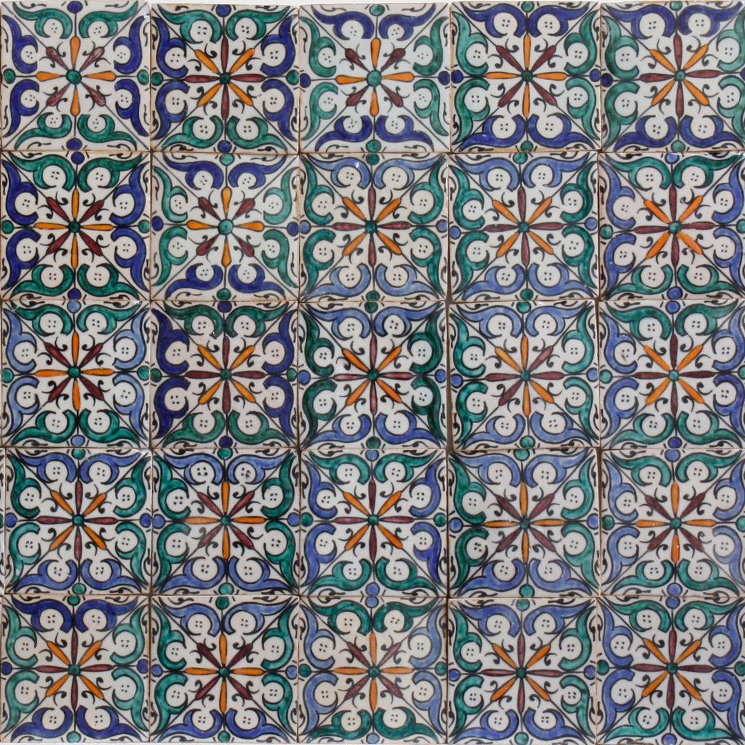 Carreau peint à la main Ihsan
