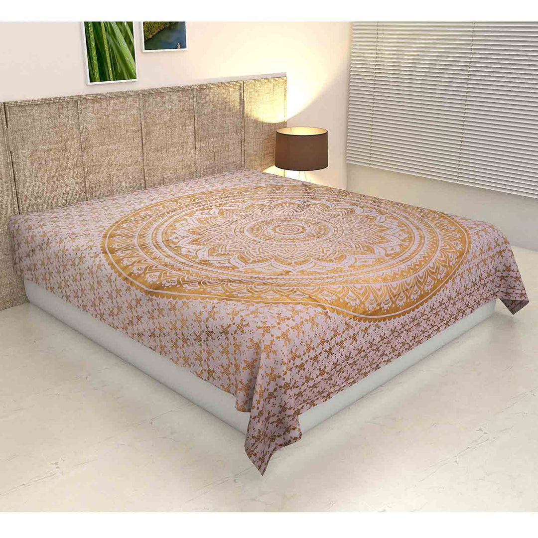 Indien Fait À La Main Coton Mandala Couvre Lit Tapisserie Indien Fait À La Main Coton Mandala Couvre Lit Tapisserie