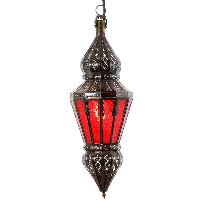 Lampe de plafond Nura Rouge