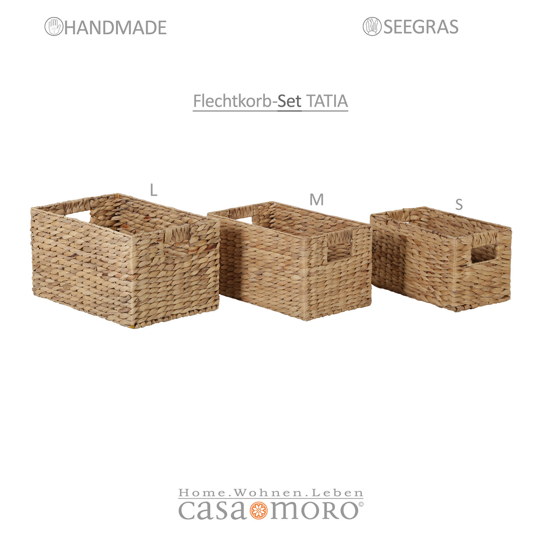 Boîte de rangement, lot de 3 Tatia