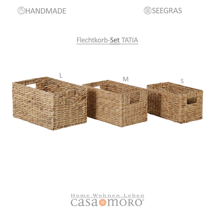 Boîte de rangement, lot de 3 Tatia
