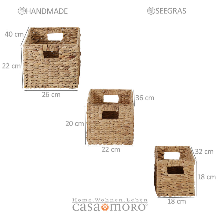 Boîte de rangement, lot de 3 Tatia