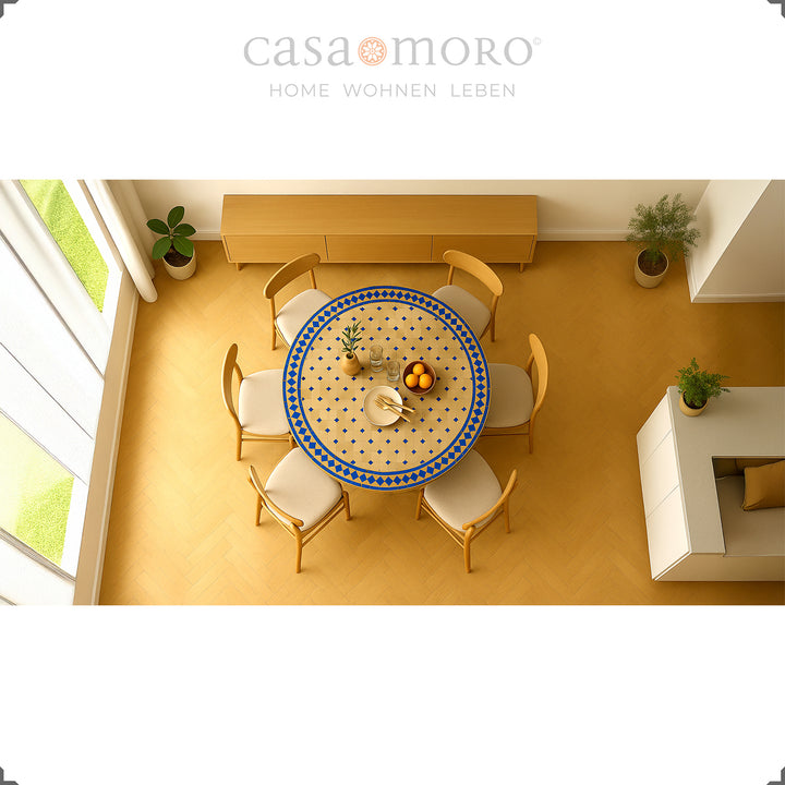 Table de jardin ronde 120 cm