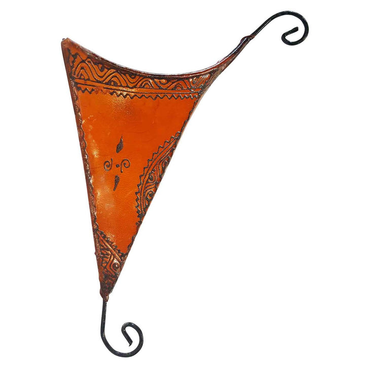 Applique murale marocaine en cuir Mouna