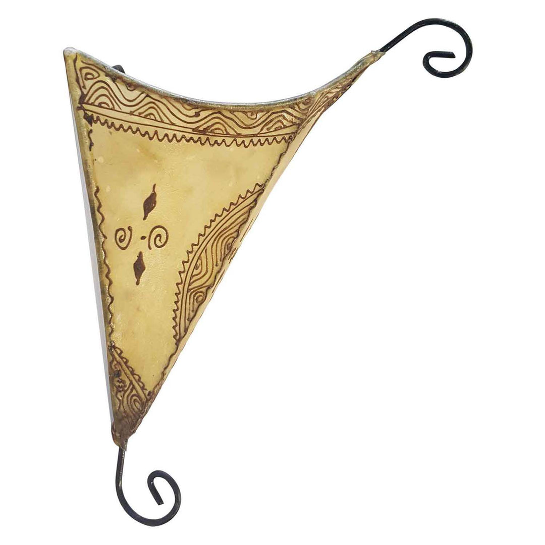 Applique murale marocaine en cuir Mouna