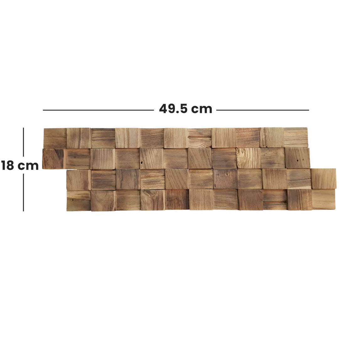 Revêtement mural en bois Natural Cube