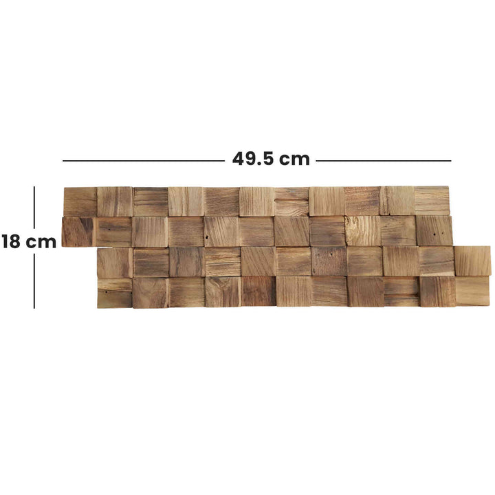 Revêtement mural en bois Natural Cube