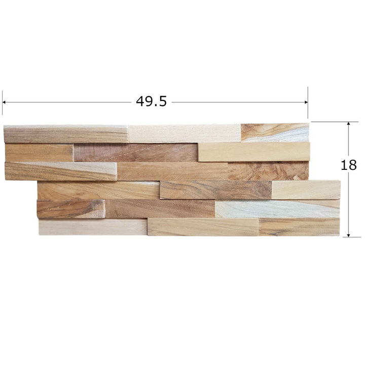 Revêtement mural en bois Smooth Wave