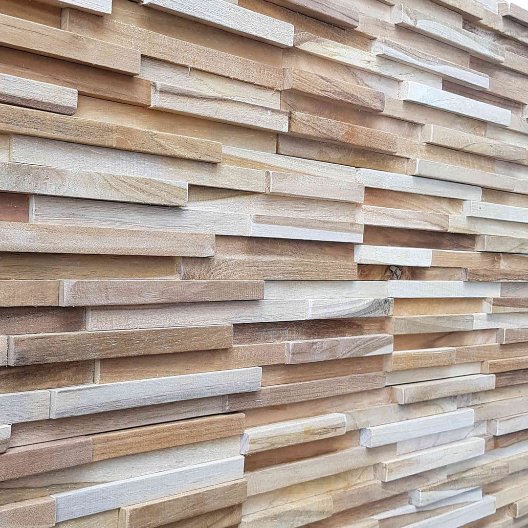 Revêtement mural en bois Natural Ripple