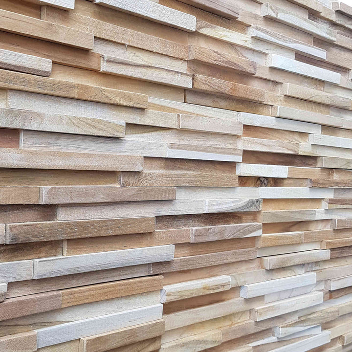 Revêtement mural en bois Natural Ripple
