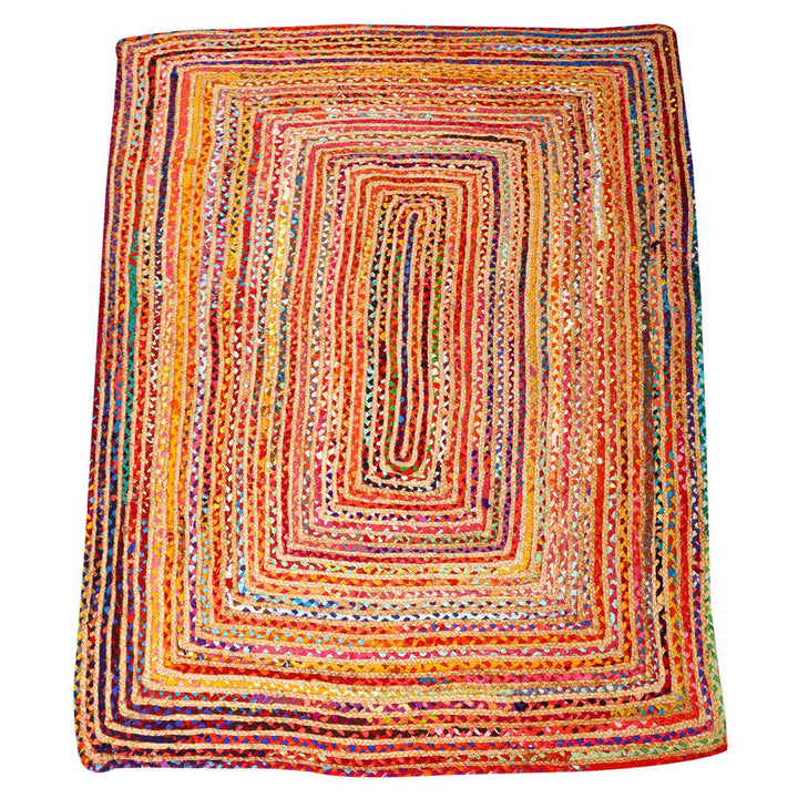 Tapis en jute Esha multicolore