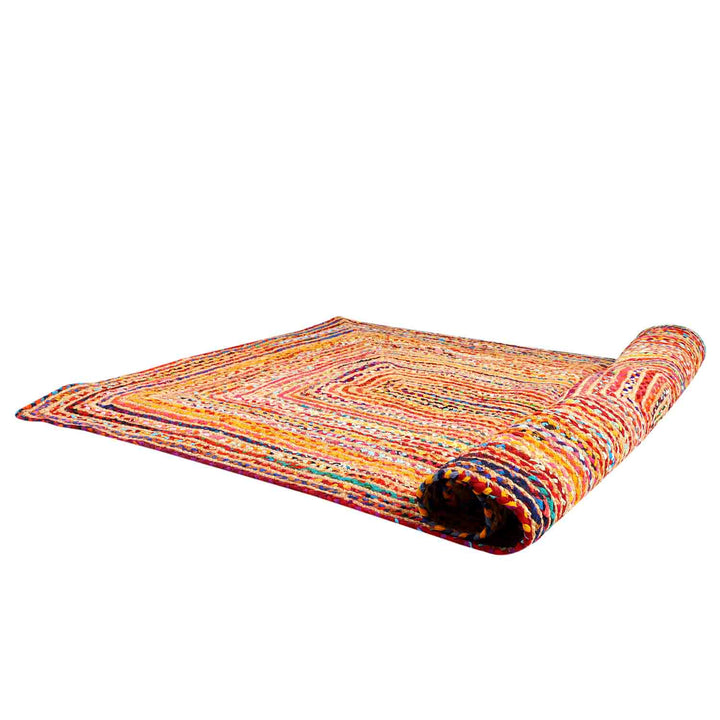 Tapis en jute Esha multicolore