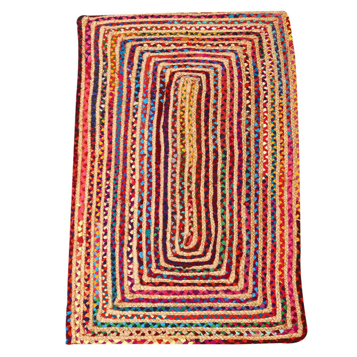 Tapis en jute Esha multicolore