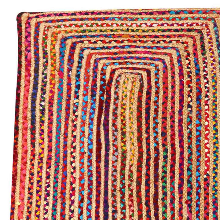 Tapis en jute Esha multicolore