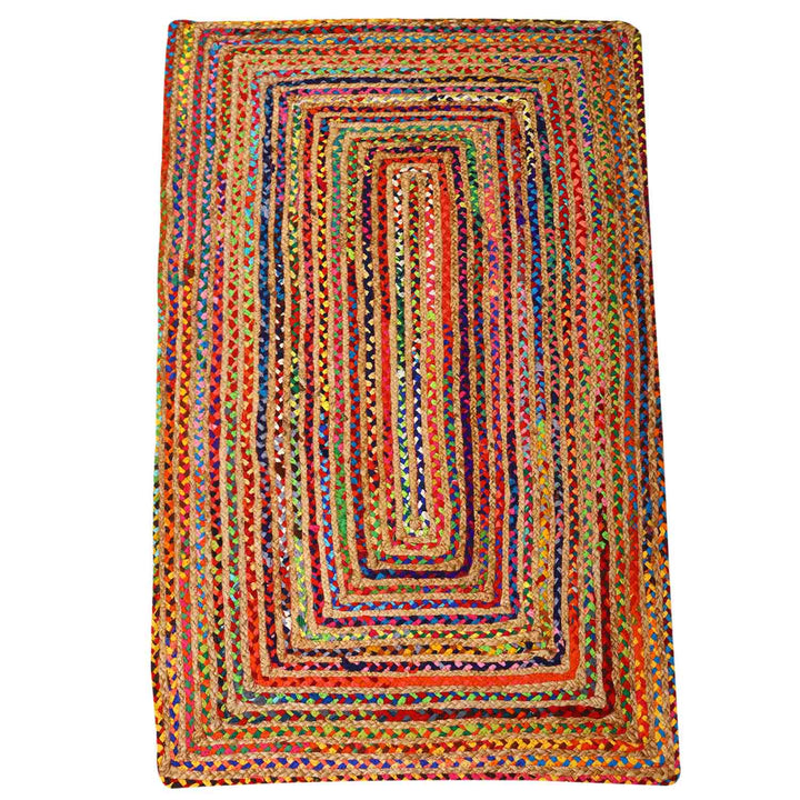 Tapis en jute Esha multicolore