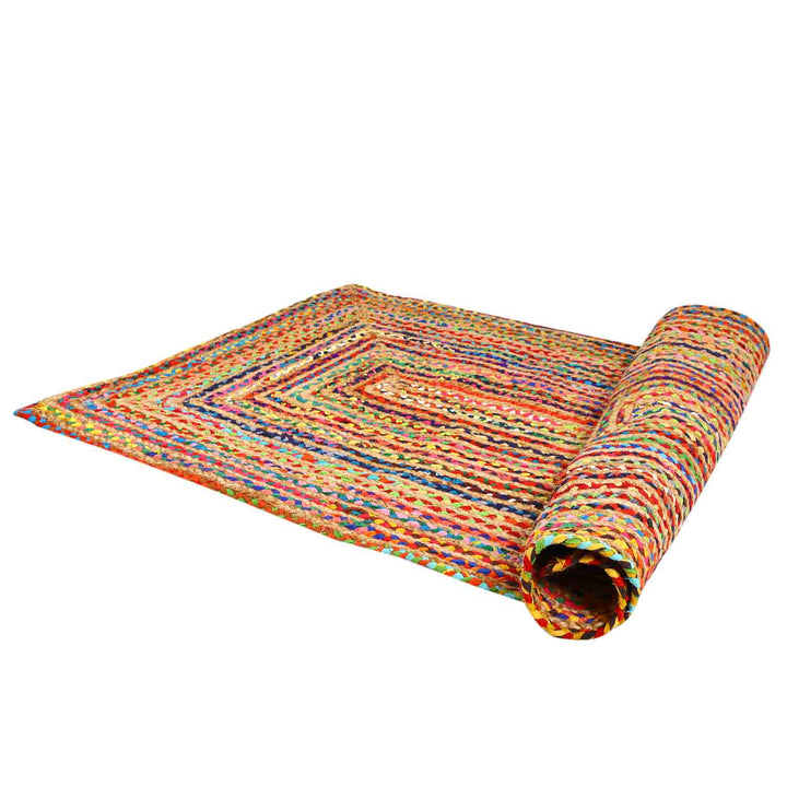 Tapis en jute Esha multicolore