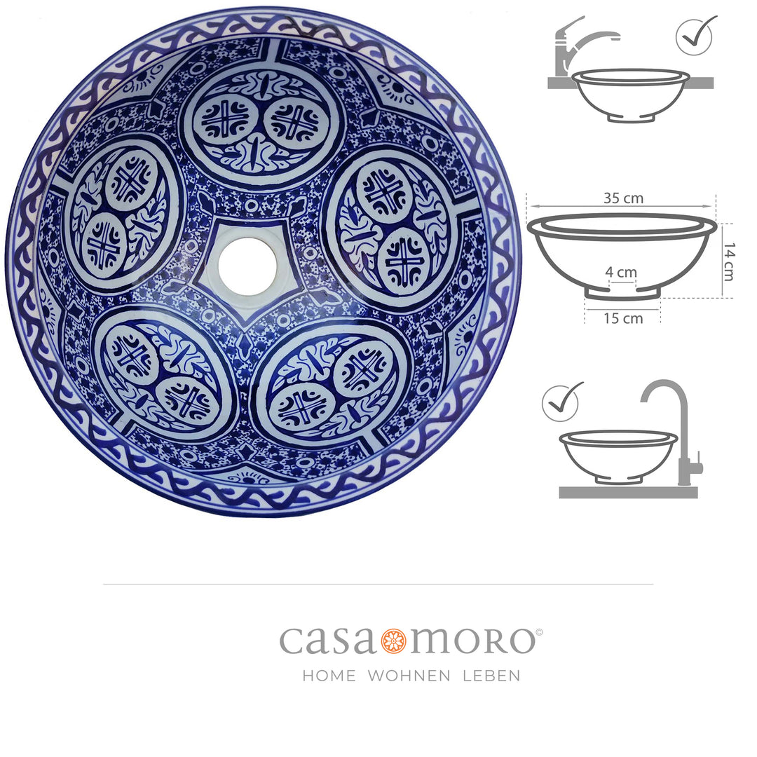 Lavabo sans trop-plein