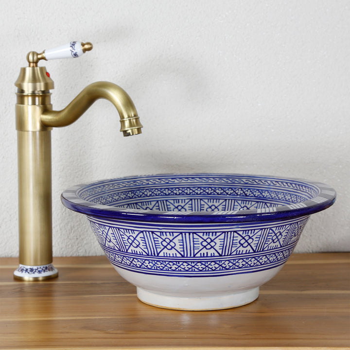 Lavabo à poser rond
