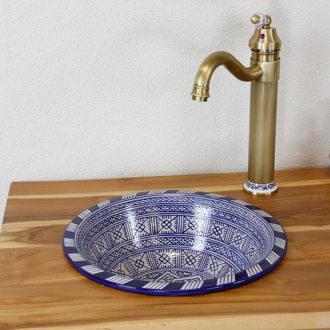 Lavabo à poser rond
