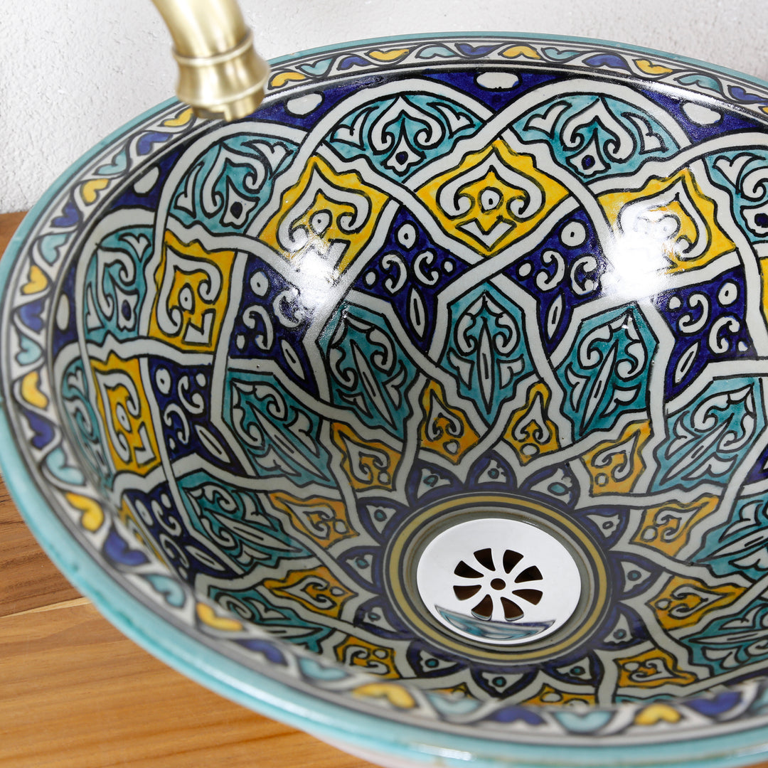 Lavabo à poser rond