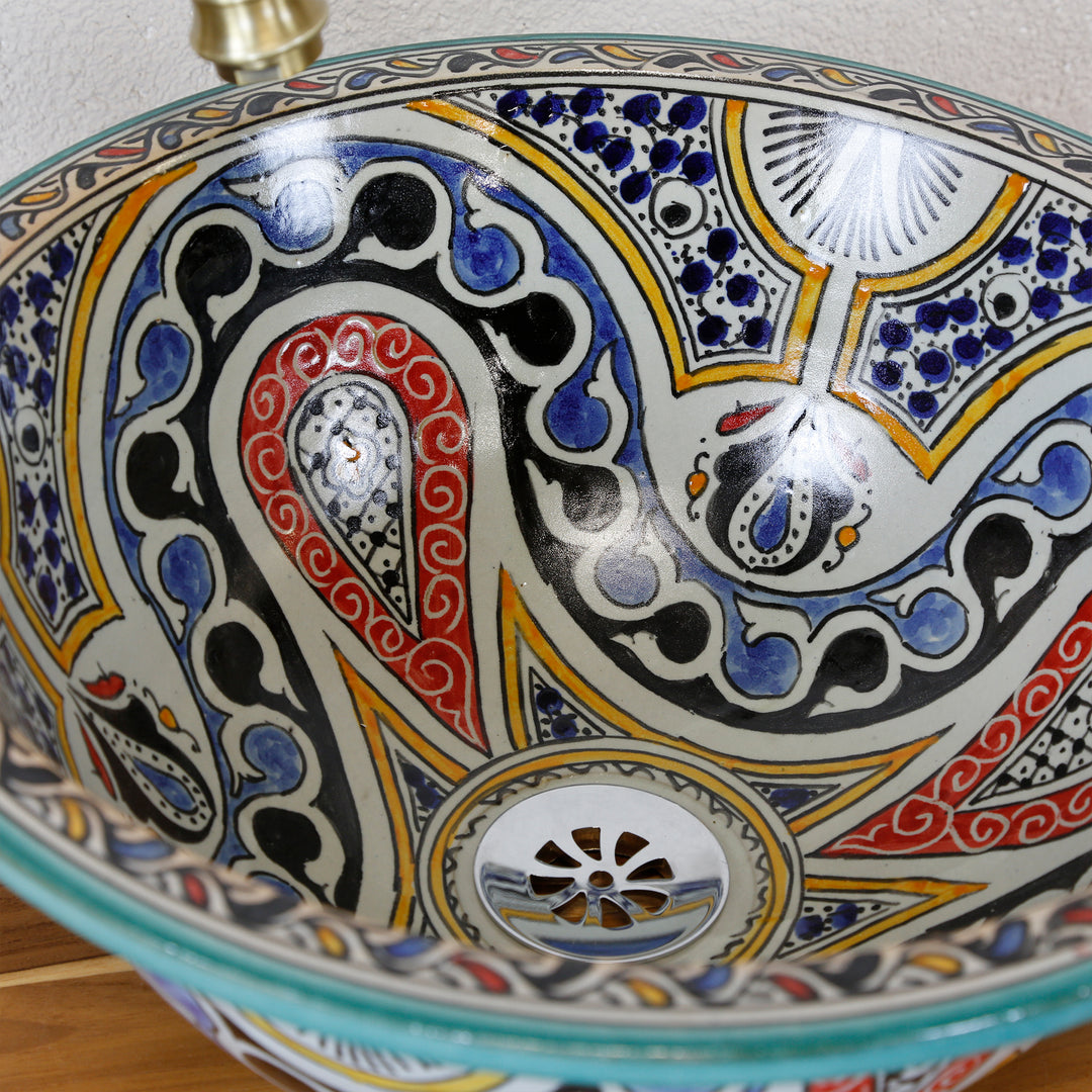 Vasque à poser sur meuble lavabo