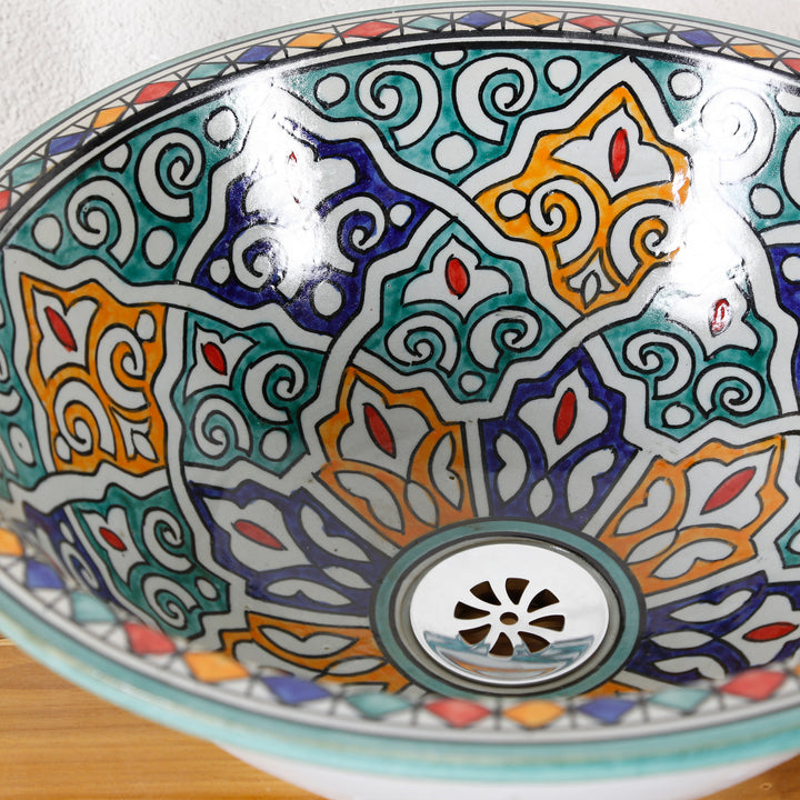 Petit lavabo rond