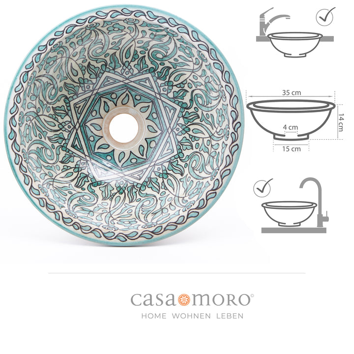 Lavabo sans trou pour robinet