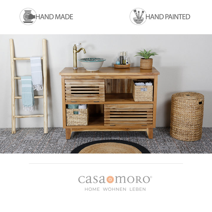 Lavabo sans trou pour robinet