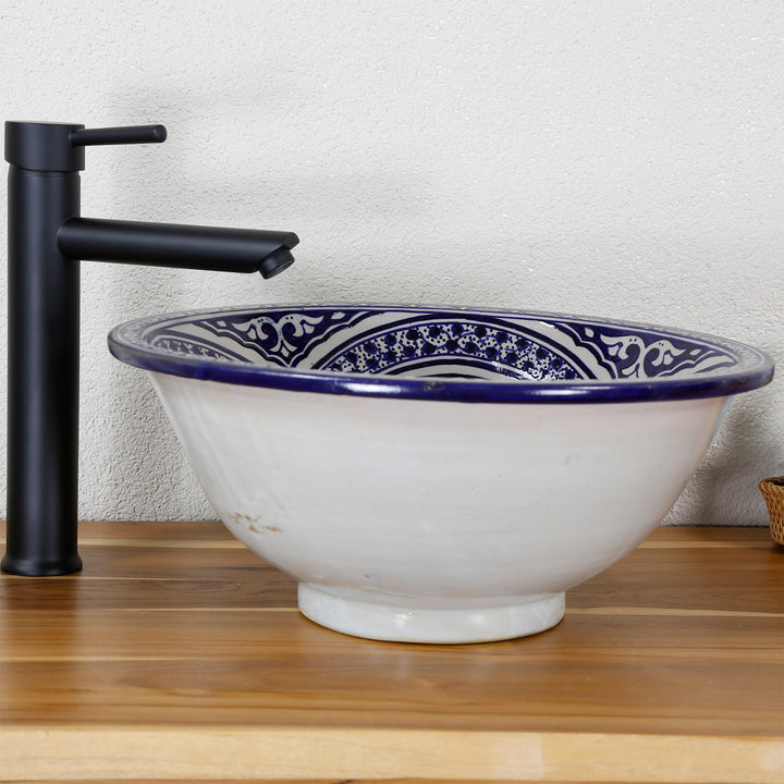 Lavabo à poser rond