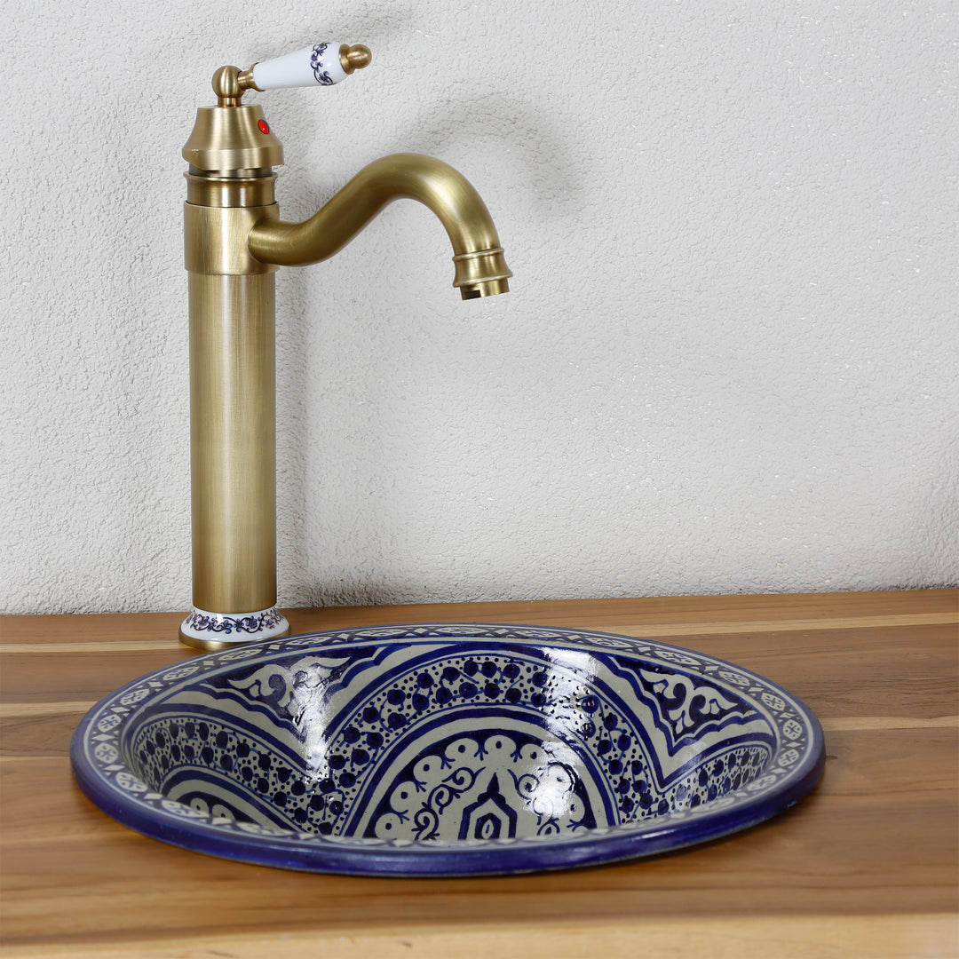 Lavabo à poser rond