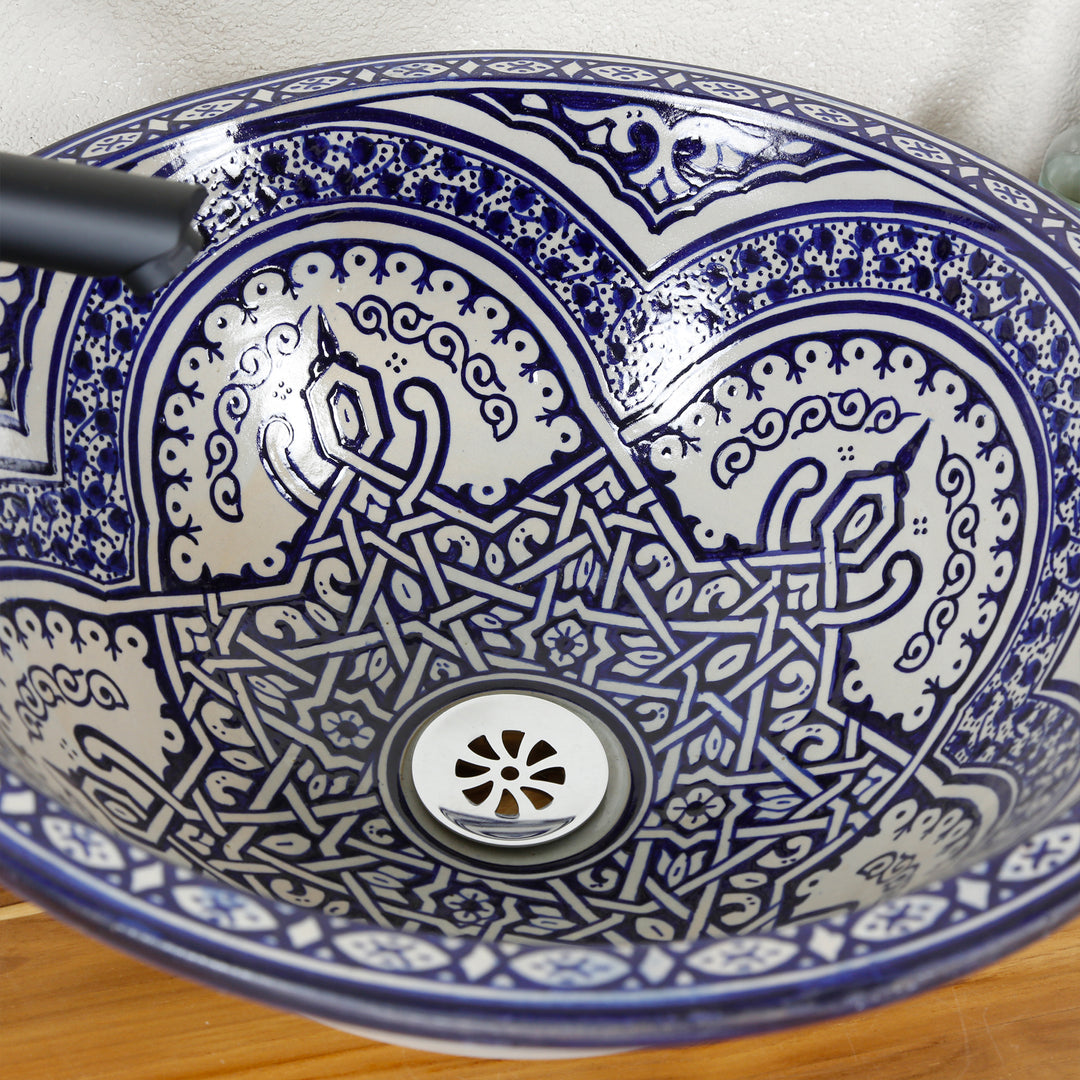 Lavabo à poser rond